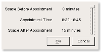 openMolar Graphical Display Appointments image.